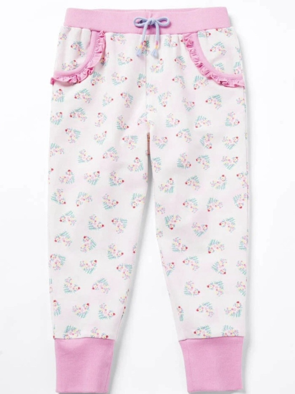 Matilda Jane Girls Enchanted Garden With Love Heart-Print Jogger Pants Size 6